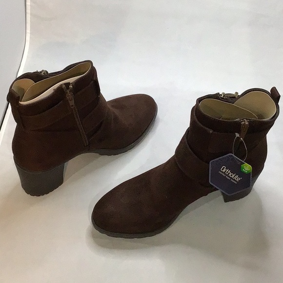 Sonoma Rottweiler Faux Suede Ortholite Ankle Boots - Picture 5 of 9